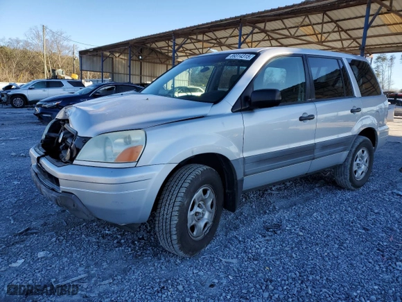 2004 Honda Pilot LX with VIN 2HKYF18194H546213, listed as a Copart auction lot 89314315 with 172,253 mi miles and Salvage Title. Bid and sale history available at carsss.com. Image 1.