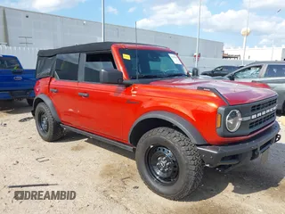 2023 Ford Bronco with VIN 1FMDE5BH1PLB27668, listed as a IAAI auction lot 42359149 with 20,468 mi miles and . Bid and sale history available at DreamBid. Image 1.