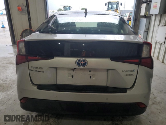 2020 Toyota Prius L Eco с VIN JTDKARFU2L3120017, выставлен на аукционе Copart как лот 64256835 с пробегом 25 278 миль миль и Списание • Salvage title. История ставок и продаж доступна на DreamBid. Изображение 6.