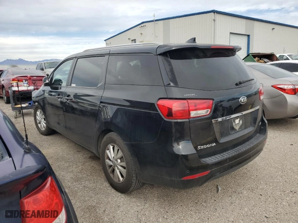 2017 Kia Sedona LX with VIN KNDMB5C16H6266032, listed as a Copart auction lot 41486844 with NaN miles and Salvage Title. Bid and sale history available at carsss.com. Image 2.