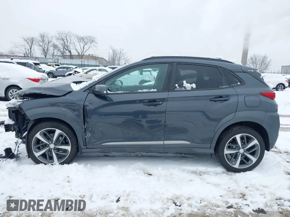 2019 Hyundai Kona Limited with VIN KM8K3CA5XKU382654, listed as a IAAI auction lot 41548709 with 82,089 mi miles. Bid and sale history available at carsss.com. Image 13.