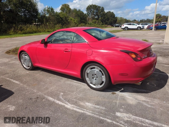 2002 Lexus SC with VIN JTHFN48Y420031783, listed as a Copart auction lot 75011304 with Not Provided miles and Salvage Title. Bid and sale history available at carsss.com. Image 2.
