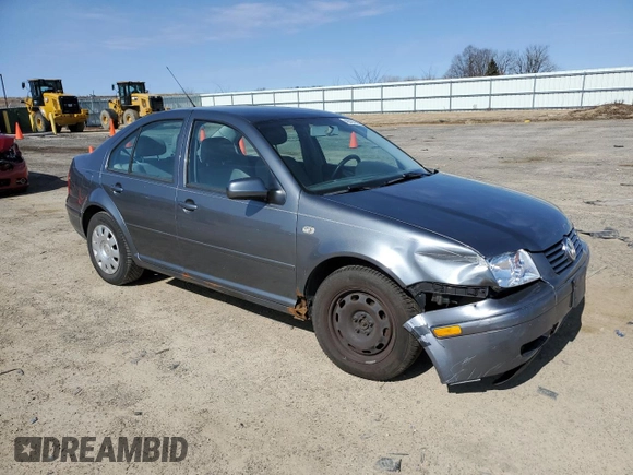 2003 Volkswagen Jetta GL with VIN 3VWRK69M43M096045, listed as a Copart auction lot 48767055 with Not provided miles and Non repairable. Bid and sale history available at DreamBid. Image 4.