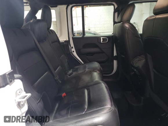 2022 Jeep Wrangler Unlimited Sahara with VIN 1C4HJXEG7NW172299, listed as a Copart auction lot 43535965 with 19,709 mi miles and Salvage Title. Bid and sale history available at DreamBid. Image 11.