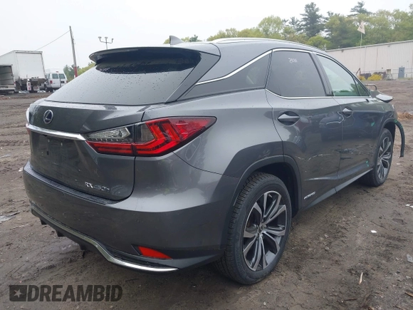 2021 Lexus RX 450h with VIN 2T2HGMDA7MC058171, listed as a IAAI auction lot 42172195 with 42,255 mi miles and . Bid and sale history available at DreamBid. Image 4.