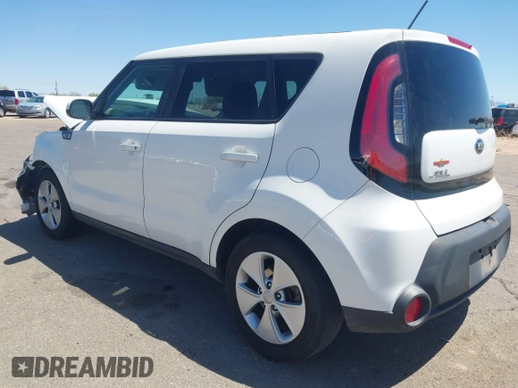 2016 Kia Soul with VIN KNDJN2A26G7357170, listed as a IAAI auction lot 42087410 with 106,560 mi miles. Bid and sale history available at carsss.com. Image 3.