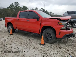2020 Chevrolet Silverado 1500 Custom with VIN 3GCPWBEK9LG336880, listed as a Copart auction lot 86697014 with 92,820 mi miles and Salvage Title. Bid and sale history available at carsss.com. Image 4.