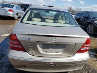 2003 Mercedes-Benz C 240 with VIN WDBRF61JX3E013411, listed as a Copart auction lot 47360734 with 213,190 mi miles and Clean Title. Bid and sale history available at carsss.com. Image 6.