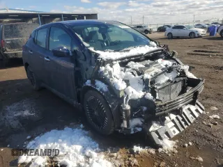 2025 Nissan LEAF SV Plus with VIN 1N4CZ1CV9SC564964, listed as a Copart auction lot 46302065 with 1,994 mi miles and Salvage Title. Bid and sale history available at carsss.com. Image 4.