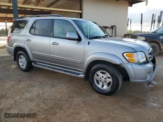 2003 Toyota Sequoia SR5 with VIN 5TDZT34A93S176534, listed as a Copart auction lot 51158255 with 344,725 mi miles and Salvage Title. Bid and sale history available at carsss.com. Image 4.