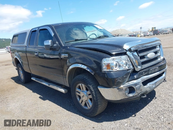 2007 Ford F-150 XLT with VIN 1FTPX14V97FB75554, listed as a IAAI auction lot 42744313 with 90,595 mi miles and . Bid and sale history available at DreamBid. Image 1.