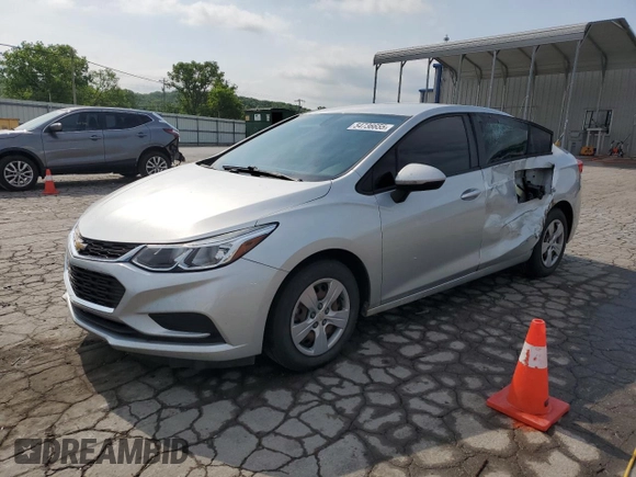 2018 Chevrolet Cruze LS with VIN 1G1BC5SM6J7106032, listed as a Copart auction lot 54736655 with 107,685 mi miles and Salvage Title. Bid and sale history available at DreamBid. Image 1.
