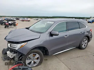 2020 Acura MDX with VIN 5J8YD3H34LL002393, listed as a Copart auction lot 60307305 with 46,559 mi miles and Salvage title. Bid and sale history available at DreamBid. Image 1.