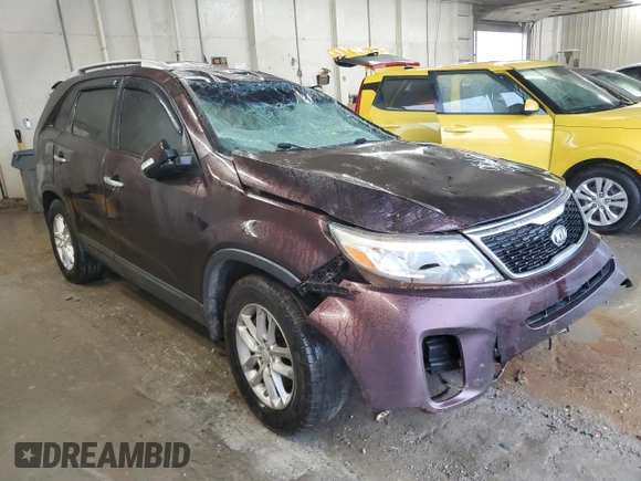 2014 Kia Sorento LX с VIN 5XYKT3A6XEG489481, выставлен на аукционе Copart как лот 56676645 с пробегом Не указан миль и Списание • Salvage title. История ставок и продаж доступна на DreamBid. Изображение 4.