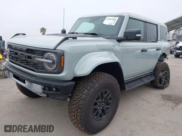 2024 Ford Bronco Raptor with VIN 1FMEE0RRXRLB33753, listed as a IAAI auction lot 42465984 with 1,702 mi miles and . Bid and sale history available at DreamBid. Image 19.