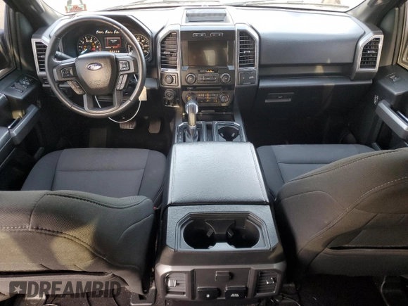 2018 Ford F-150 XL with VIN 1FTEW1EG5JFA40735, listed as a Copart auction lot 46301115 with 122,463 mi miles and Salvage Title. Bid and sale history available at carsss.com. Image 8.