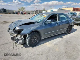 2004 Honda Accord LX с VIN 1HGCM56304A025871, выставлен на аукционе Copart как лот 62105085 с пробегом 231 395 миль миль и На запчасти • Non repairable. История ставок и продаж доступна на DreamBid. Изображение 1.