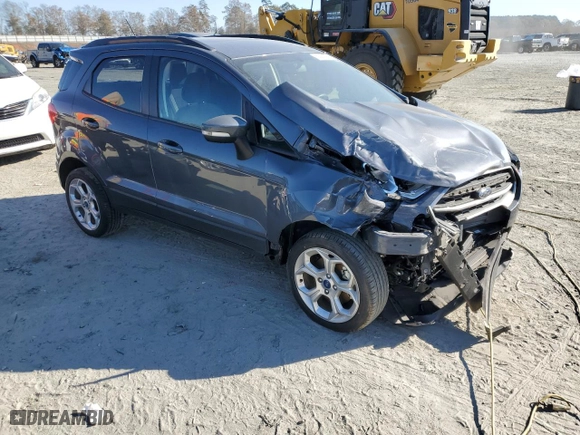 2021 Ford EcoSport SE with VIN MAJ3S2GE4MC439197, listed as a Copart auction lot 82904374 with 51,379 mi miles and Salvage Title. Bid and sale history available at carsss.com. Image 4.