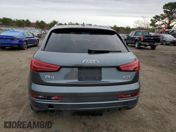 2018 Audi Q3 Premium Plus with VIN WA1JCCFS3JR030106, listed as a Copart auction lot 70183002 with 44,458 mi miles. Bid and sale history available at carsss.com. Image 6.