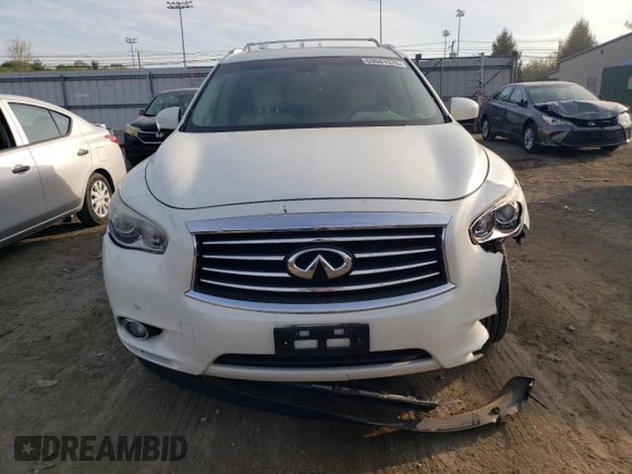 2015 Infiniti QX60 with VIN 5N1AL0MM3FC517823, listed as a Copart auction lot 53941375 with 63,834 mi miles and Salvage title. Bid and sale history available at DreamBid. Image 5.