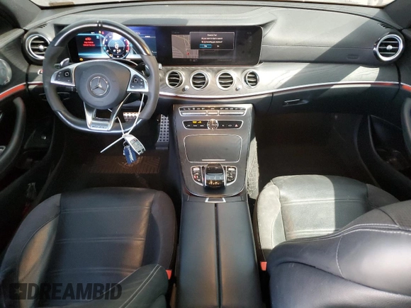 2018 Mercedes-Benz E-Class AMG E 43 with VIN WDDZF6EB9JA402801, listed as a Copart auction lot 67590054 with 45,114 mi miles and Salvage Title. Bid and sale history available at carsss.com. Image 8.