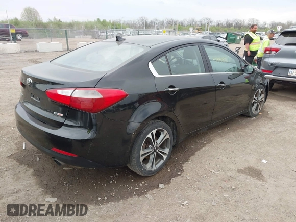 2016 Kia Forte EX with VIN KNAFX4A87G5473485, listed as a IAAI auction lot 41998571 with 133,999 mi miles. Bid and sale history available at carsss.com. Image 4.