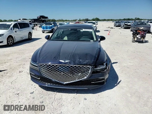 2024 Genesis G80 2.5T z VIN KMTGB4SC6RU227336, wystawiony jako Copart lot #48473755 z przebiegiem 8479 mil mil oraz Szkoda całkowita • Salvage title. Historia ofert i sprzedaży dostępna na DreamBid. Obrazek 10.