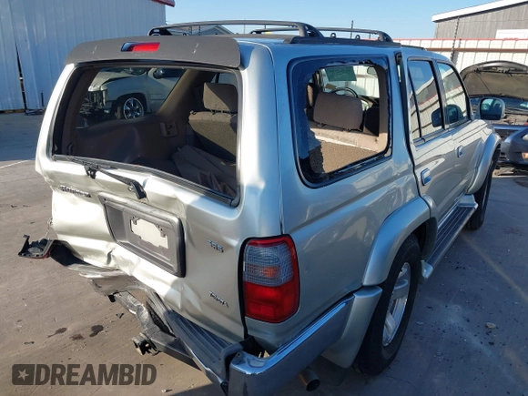 2000 Toyota 4Runner SR5 z VIN JT3GN86R0Y0155930, wystawiony jako IAAI lot #41962581 z przebiegiem 134 530 mil mil oraz . Historia ofert i sprzedaży dostępna na DreamBid. Obrazek 4.