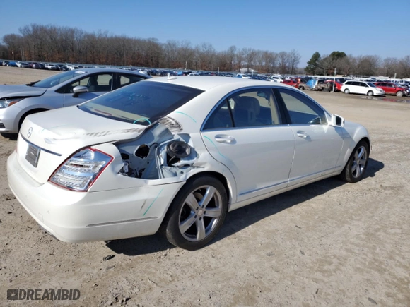 2010 Mercedes-Benz S-Class S 550 with VIN WDDNG7BBXAA297031, listed as a Copart auction lot 87528915 with 0 mi miles and Salvage Title. Bid and sale history available at carsss.com. Image 3.