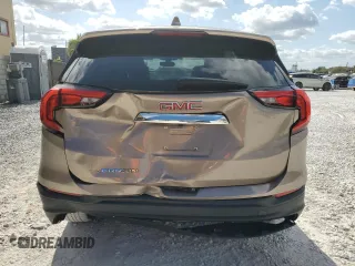 2018 GMC Terrain SLE with VIN 3GKALMEVXJL413978, listed as a Copart auction lot 53974015 with 81,417 mi miles and Salvage Title. Bid and sale history available at DreamBid. Image 6.