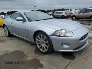 2007 Jaguar XK with VIN SAJWA43B475B12815, listed as a Copart auction lot 75012064 with 55,917 mi miles and Salvage Title. Bid and sale history available at carsss.com. Image 4.