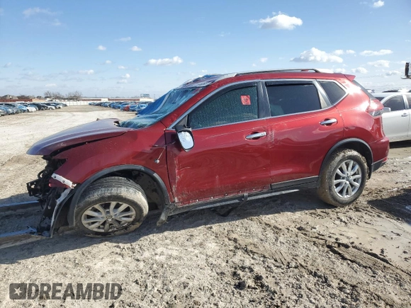 2018 Nissan Rogue SV with VIN 5N1AT2MT3JC735109, listed as a Copart auction lot 47448065 with Not Provided miles and Salvage Title. Bid and sale history available at carsss.com. Image 1.