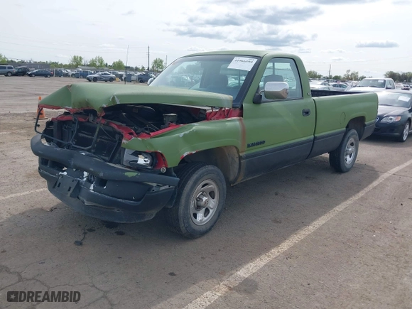 1994 Dodge Ram 1500 with VIN 1B7HC16Y0RS674227, listed as a IAAI auction lot 41966599 with 154,189 mi miles. Bid and sale history available at carsss.com. Image 2.
