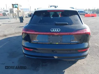 2021 Audi e-tron Premium with VIN WA1AAAGE3MB021535, listed as a IAAI auction lot 41146496 with 53,293 mi miles. Bid and sale history available at carsss.com. Image 17.