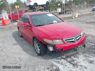 2008 Acura TSX with VIN JH4CL96858C007525, listed as a IAAI auction lot 41786484 with 190,290 mi miles. Bid and sale history available at carsss.com. Image 1.