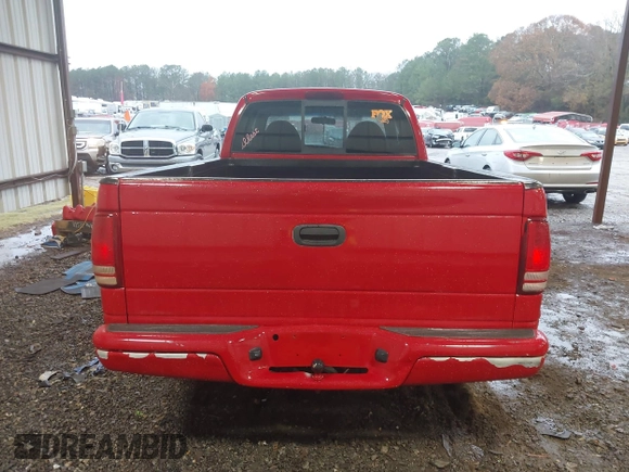 1998 Dodge Dakota SLT with VIN 1B7GL22X2WS691119, listed as a IAAI auction lot 41056451 with 219,224 mi miles. Bid and sale history available at carsss.com. Image 16.