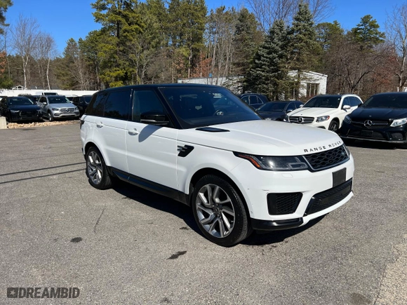 2019 Land Rover Range Rover Sport HSE with VIN SALWR2RV2KA840135, listed as a Copart auction lot 50076575 with 116,960 mi miles and Clean Title. Bid and sale history available at carsss.com. Image 1.