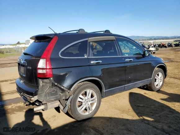 2011 Honda CR-V EX with VIN JHLRE4H56BC018975, listed as a Copart auction lot 50988395 with 130,581 mi miles and Salvage Title. Bid and sale history available at carsss.com. Image 3.