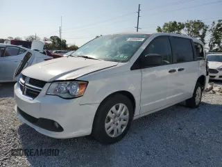 2019 Dodge Grand Caravan SE with VIN 2C4RDGBG0KR568174, listed as a Copart auction lot 55955085 with 42,250 mi miles and Salvage Title. Bid and sale history available at DreamBid. Image 1.