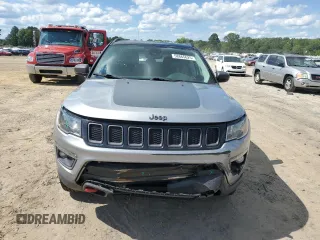 2021 Jeep Compass Trailhawk with VIN 3C4NJDDB5MT571837, listed as a Copart auction lot 58865625 with 75,456 mi miles and Salvage title. Bid and sale history available at DreamBid. Image 5.
