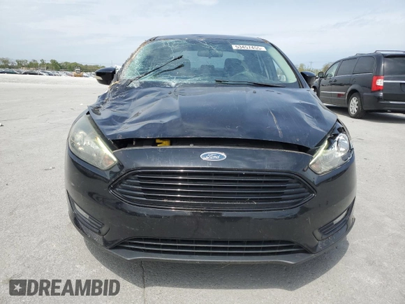 2017 Ford Focus SE with VIN 1FADP3FEXHL281886, listed as a Copart auction lot 53457455 with 84,228 mi miles and Salvage Title. Bid and sale history available at carsss.com. Image 5.