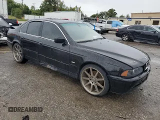 2003 BMW 5 Series 530iA with VIN WBADT63423CK32058, listed as a Copart auction lot 72435004 with 0 mi miles and Salvage Title. Bid and sale history available at carsss.com. Image 4.