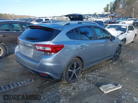 2019 Subaru Impreza Premium z VIN 4S3GTAC61K3758460, wystawiony jako IAAI lot #41322769 z przebiegiem 115 532 mil mil oraz . Historia ofert i sprzedaży dostępna na DreamBid. Obrazek 4.