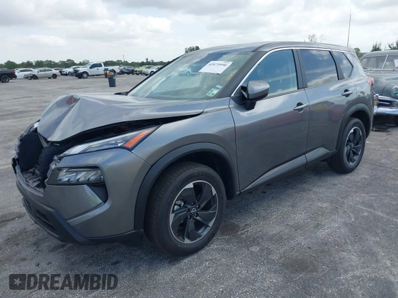2025 Nissan Rogue SV with VIN JN8BT3BA0SW006750, listed as a IAAI auction lot 42075990 with 3,867 mi miles. Bid and sale history available at carsss.com. Image 17.