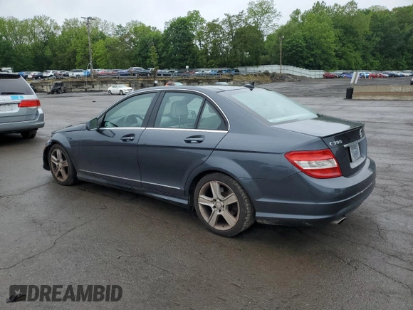 2011 Mercedes-Benz C 300 Sport with VIN WDDGF8BB6BA508194, listed as a Copart auction lot 58085695 with 102,385 mi miles and Salvage title. Bid and sale history available at DreamBid. Image 2.