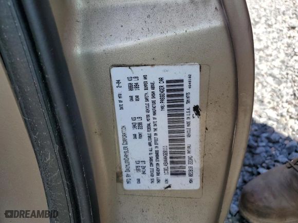 2004 Chrysler Sebring LX with VIN 1C3EL45X44N328111, listed as a Copart auction lot 74331744 with 0 mi miles and Salvage Title. Bid and sale history available at carsss.com. Image 13.