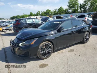 2024 Nissan Altima SR with VIN 1N4BL4CV3RN313192, listed as a Copart auction lot 57569765 with 9,077 mi miles and Salvage title. Bid and sale history available at DreamBid. Image 1.