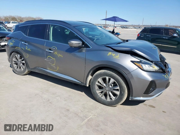 2019 Nissan Murano SL with VIN 5N1AZ2MS1KN112583, listed as a Copart auction lot 44402475 with 57,230 mi miles and Salvage Title. Bid and sale history available at DreamBid. Image 4.