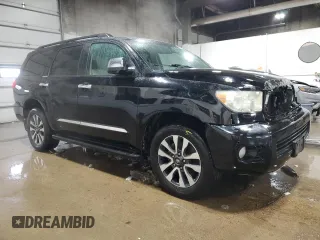 2010 Toyota Sequoia Ltd with VIN 5TDJY5G15AS028318, listed as a Copart auction lot 45147365 with 128,860 mi miles and Salvage Title. Bid and sale history available at carsss.com. Image 4.