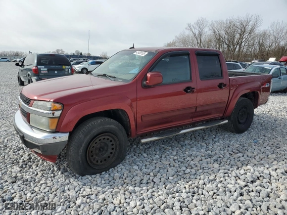 2011 Chevrolet Colorado LT w/2LT with VIN 1GCHTDFE0B8109440, listed as a Copart auction lot 45488165 with 252,104 mi miles and Clean Title. Bid and sale history available at carsss.com. Image 1.